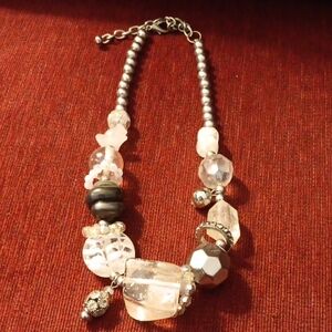 Lady's  9 Inch Necklace With Stones and Embellishments